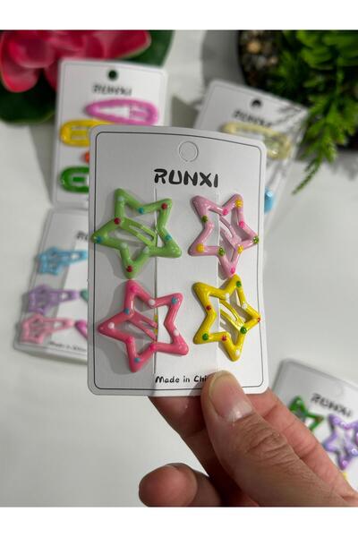 Chocuk Star Patterned Set of 4 Polka Dot Chocuk Buckles