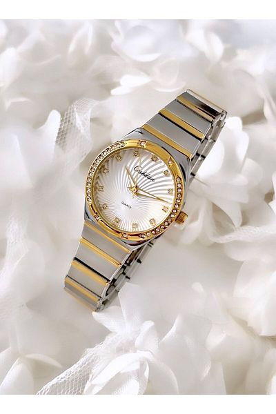 Forsining Ceshdun - Gold & Silver Women's Wristwatch