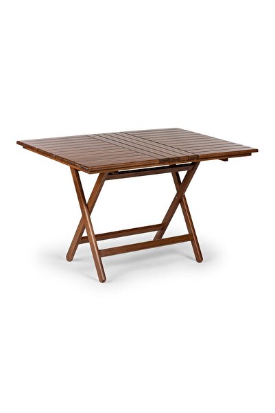 mebel stil Atina Katlanır Masa 80x120 - Dış Mekan Dikdörtgen Ahşap Bahçe, Balkon Masası