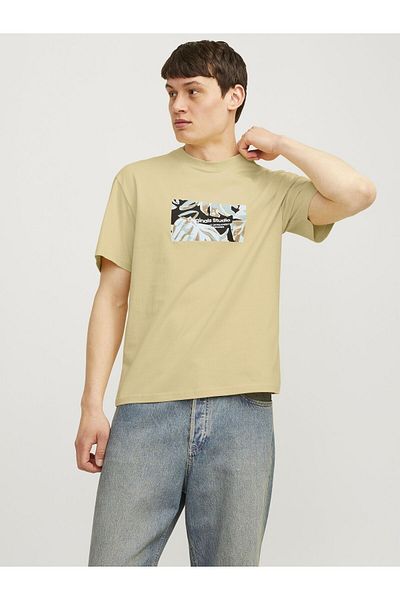 Jack & Jones Gedrucktes Rundhals-T-Shirt