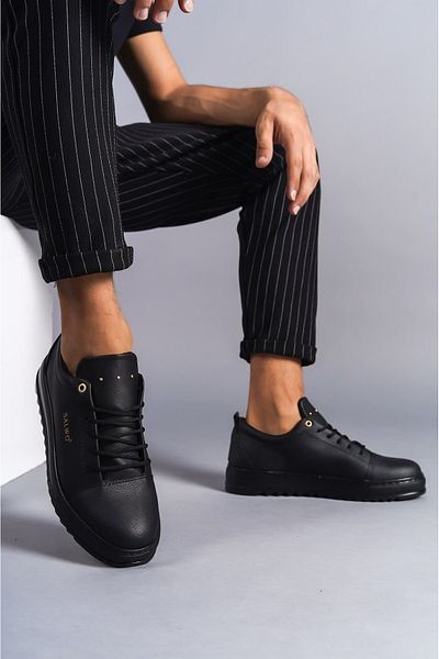 Paolo Zaccardi P152 Cool Pantofi sport pentru bărbați - cu șireturi, model ST negru