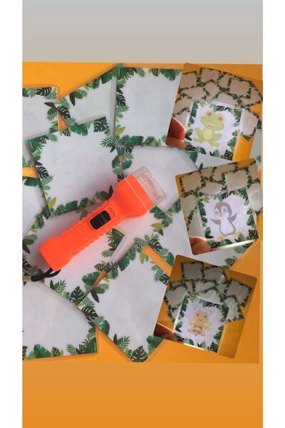 Etkinlik ve çocuk بطاقات مفاجئة تحت عنوان الحيوانات