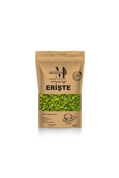 Taze Ispanak Püreli Çorbalık Erişte 500 gr