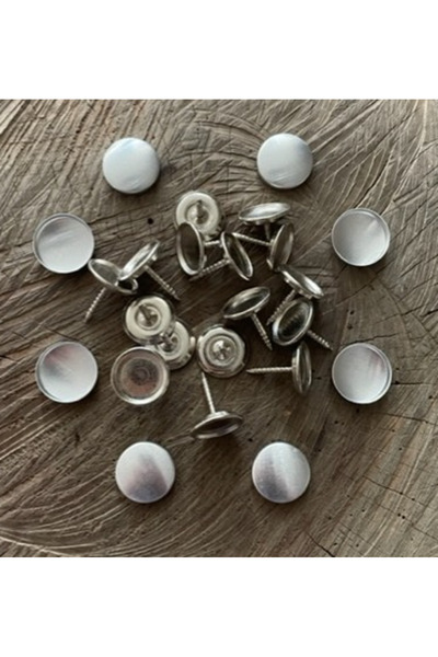 FBK 18MM NİKEL ÇİVİLİ KABARA RAPTİYE DÖŞEMECİ KABARA KOLTUK ÇİVİSİ 100ADET