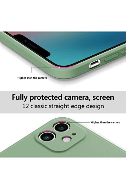 Fibaks Apple Iphone 12 Pro Max Uyumlu Kılıf Lansman Kadife Kamera Korumalı Yumuşak Silikon