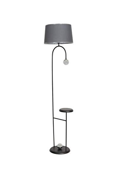 avizade Modern Çok Kullanışlı Krom Şapkalı Lambader