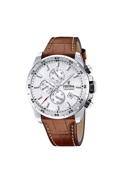 FESTİNA Festina Timeless Chrono Herrenuhr Braun F20692/1