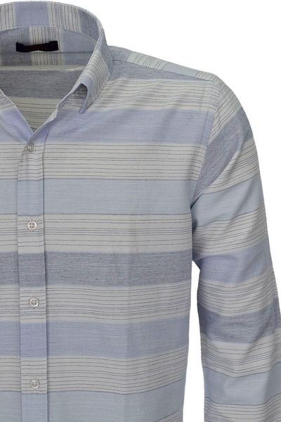 rasstmen BGL-ST03829 Модел Мъжка риза с райета Slim Fit