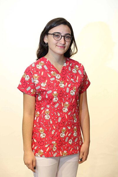 DENİZ İŞ تيدي بير منقوشة كم الخفافيش واحدة أعلى جيرسي