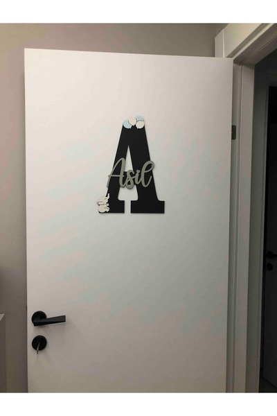 Işıklıtoplardükkanı ÇOCUK VE BEBEK ODASI HARF KAPI VE DUVAR SÜSÜ PANO İSİMLİK