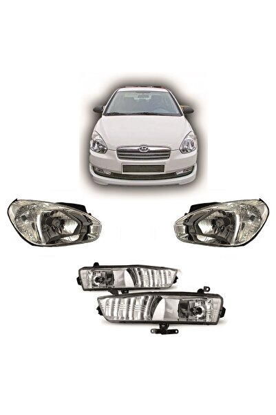 NS Nilser Auto Parts Hyundai Accent Era Beyaz Far+Sis Lambası 2006-2011