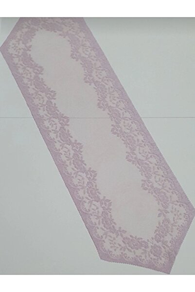 WENESSİ Husă pentru alergător din tul tricotat cu model trandafiri 40x140 (PU...