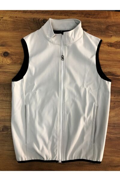 OSTORM Dallas Beyaz Renk %100 Polyamıd Softshell Yelek
