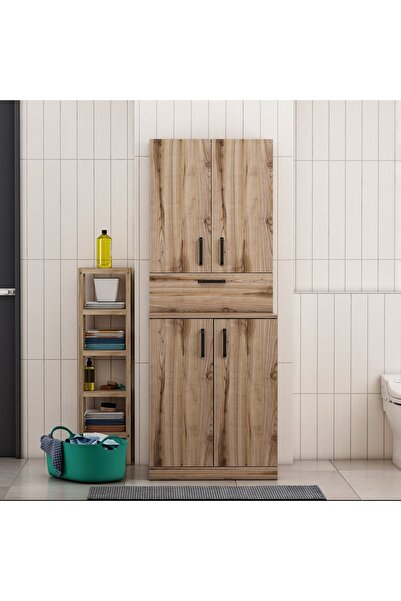 Derya Dekor Palmiro Çamaşır Makinesi Dolap Takımı