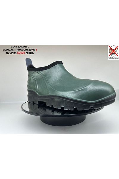 e&e Reçber Arısan 100% αδιάβροχη αντιολισθητική σόλα Κοντή μπότα Village Farmer Land Worker Garden Work Shoes