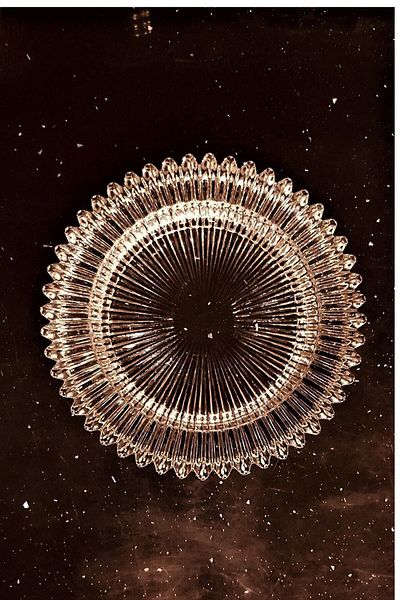 PİNK DESİGN KİTCHEN 14cm Crystal Luxury Glass Ash Tray