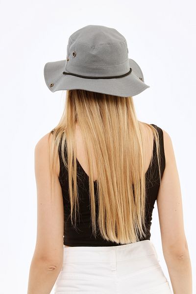 Aghilo Safari Linen Fedora Hat - Foldable
