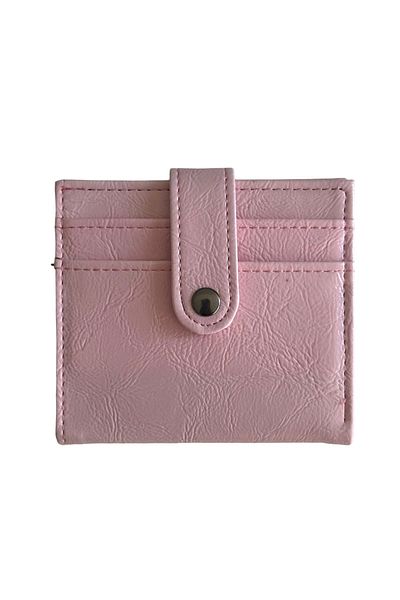 Boutiquehaki Patent Leather Wrinkled Bunny Wallet - Card Holder Detailed