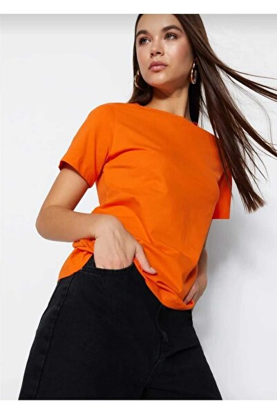 KOZİA OUTDOORS malşkocbey oranj oversize oyaka  t-şhirt