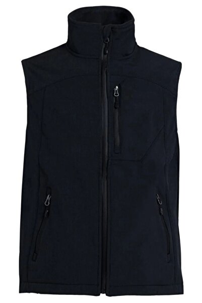 OSTORM Collına Siyah Softshell Outdoor Yelek % 95 Polyester, % 5 Elastan