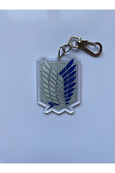 Hara Company Емблема на разузнавателния полк от „Атака на титаните“ Ключодърж...