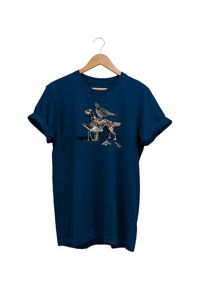 WİDİ Μπλουζάκι με θέμα το Widi Av με στάμπα Navy Blue
