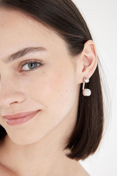 DeFacto Kugelohrringe für Damen 2er Set - C8904axns