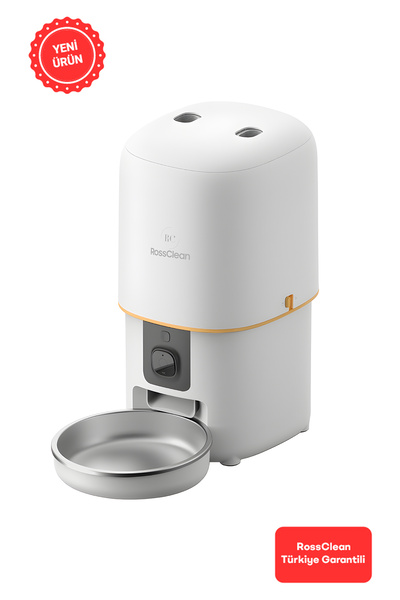 RossClean Pet Feeder 1080P Ayarlanabilir Kameralı - Wifili- Kedi Köpek Akıllı...