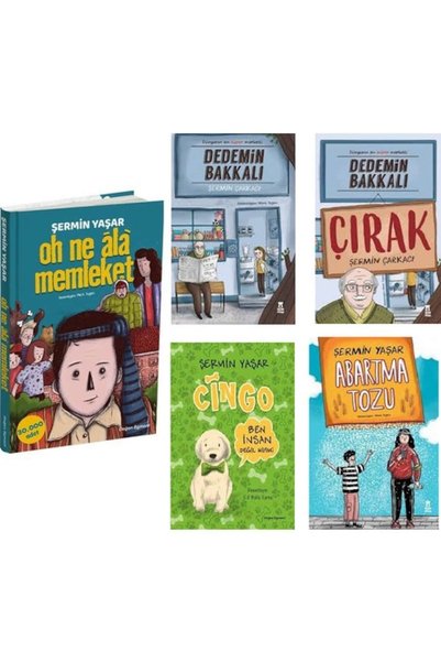 Doğan Kitap Şermin Yaşar 5 Kitap Set (Oh Ne Ala Memleket, Dedemin Bakkalı, De...