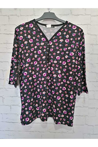 anne moda ankara Capri Sleeve Summer Buluz - Anti-Sweat