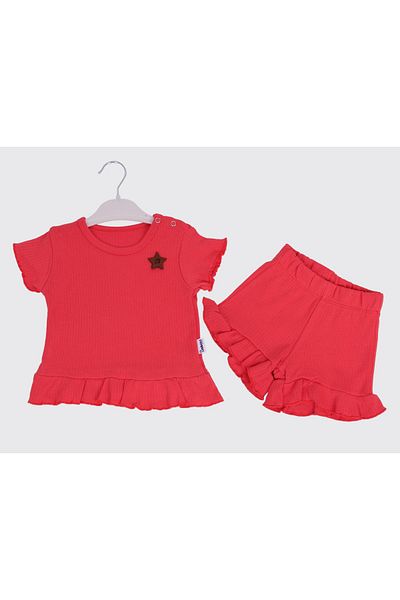 Babito Baby STAR Baby Girl Combed Cotton Set - Set of Two