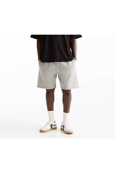RE7EDİ unisex oversize shorts gray