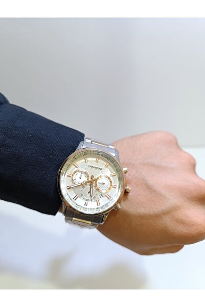 Chaperone Rose Gümüş Renk Çelik Kordon Erkek Kol Saati