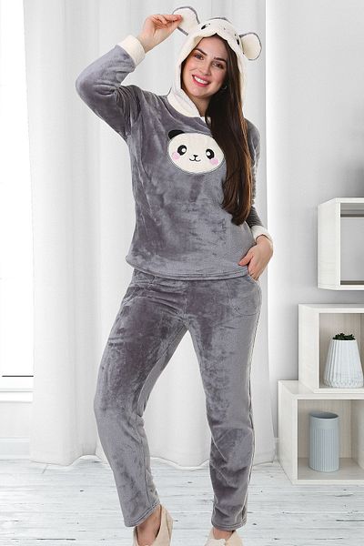 Bella Linda Hooded Welsoft Women's Home Tracksuit Set