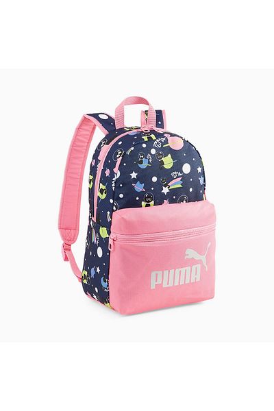 Puma PUMA Phase Small Backpack - Μαύρο και πολύχρωμο παιδικό σακίδιο πλάτης