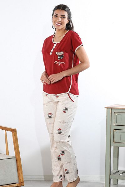 Bella Linda Cotton Women's Pajama Set