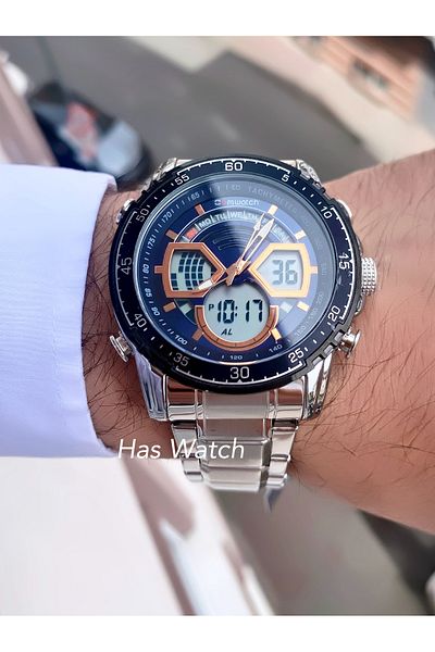 Comwatch Men's Wristwatch - Waterproof Metal Cord Product with 2 Years Warranty