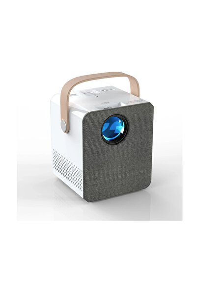 qasul 4K Destekli Wi-Fi + Bluetooth LCD LED Projeksiyon Cihazı - 220 Inç Yans...