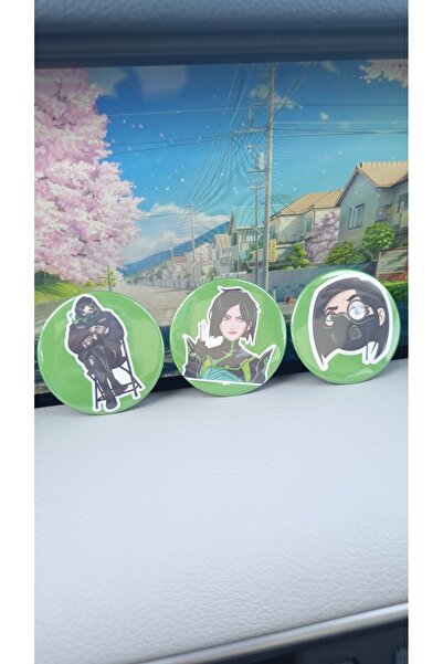 Yenaplanner Valorant Torba Set ukrasa/bedževa