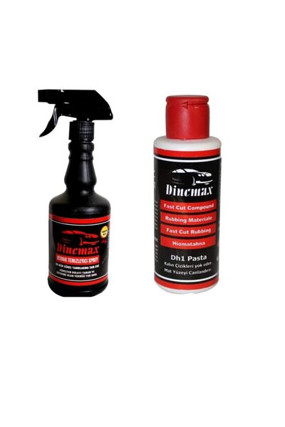 Dinçmax Oto Güneş Yanığı Giderici Vernik Sökücü Sprey ve Pasta Polish