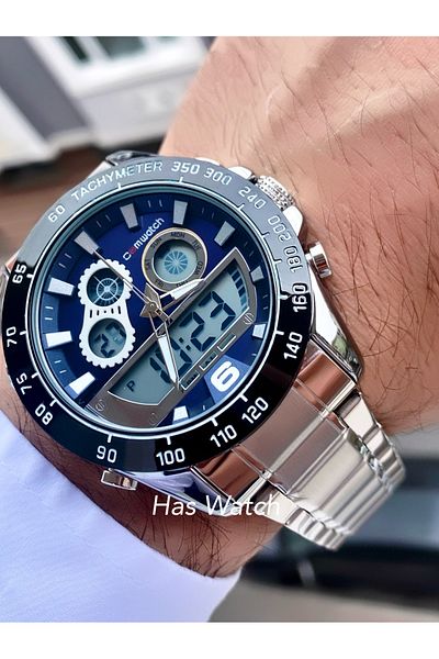 Comwatch Men's Wristwatch - Waterproof Metal Cord Product with 2 Years Warranty