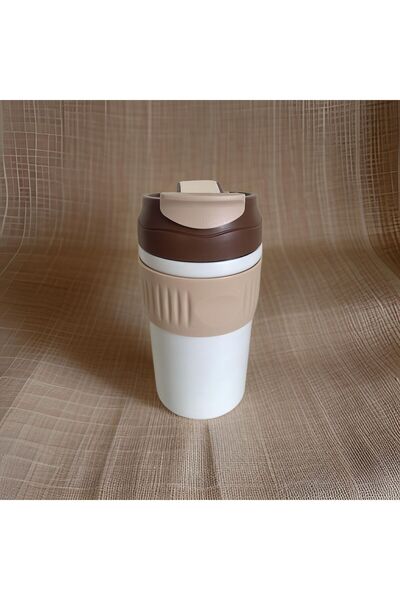 PRETTIFY CARE سلسلة جديدة - ترمس زجاجي من الفولاذ المقاوم للصدأ سعة 450 مل مع...