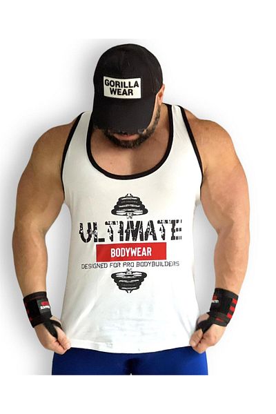 ULTIMATE BODYWEAR Λειτουργία V2 White Tanktop