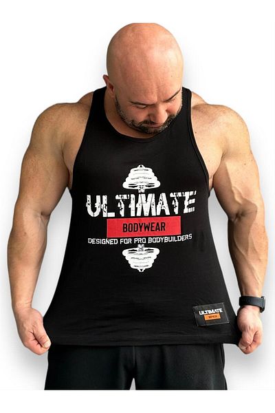 ULTIMATE BODYWEAR Μαύρο Energy Tanktop