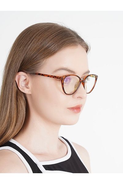 LOOKUP Cat Eye - Blue Light Protected, Anti Blue Light Glasses, Changeable Glasses (Compatible)