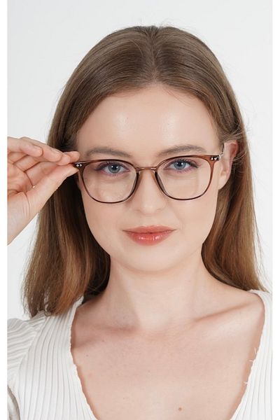 LOOKUP Blue Light Protection Glasses - Anti Blue Light, Changeable Glasses, Rectangular Frame Compatible