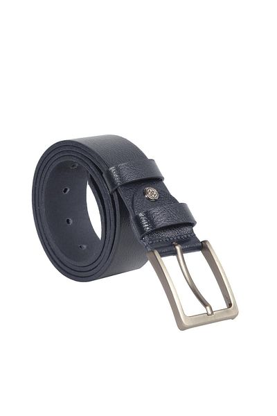 CENGİZ PAKEL Ανδρική ζώνη Navy Blue Γνήσιο Δέρμα - Cengiz Pakel, 4 cm