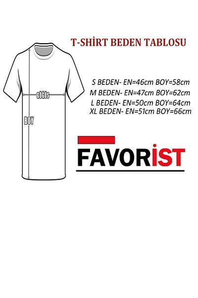 FAVORİST Základní bavlněné tričko s květinovým potiskem s výstřihem do V (Regular Fit)