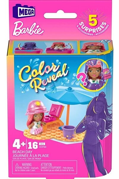 Barbie Color Reveal Yapı Seti HHP88 HHP85 Lisanslı Ürün