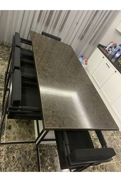 turgutsan mobilya Bar Sandalyesi Mina Modeli Siyah Kumaş 65 Cm Ücret 1 Sandalye Fiyatı